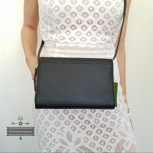 Kate spade Chester street AVIE black crossbody NWT - Picture 3 of 7
